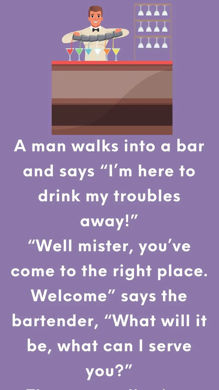Joke: I Am Drinking My Troubles Away