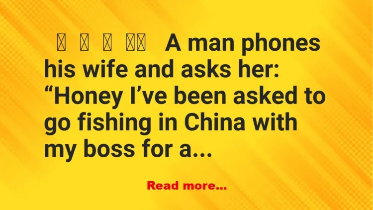 Joke: A Wife With 7th Sense..