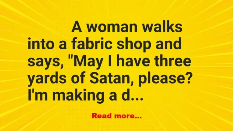 Joke: Speak of the Devil