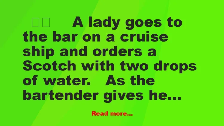 Joke: 80 Year Old Lady Goes For A Birthday Drink
