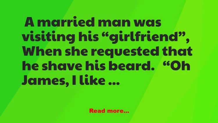 Joke: HILARIOUS DIRTY HUSBAND WIFE JOKE OF THE DAY: BEARD LOVE?