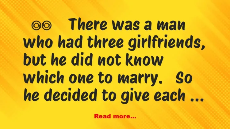 Joke: Three girlfriends