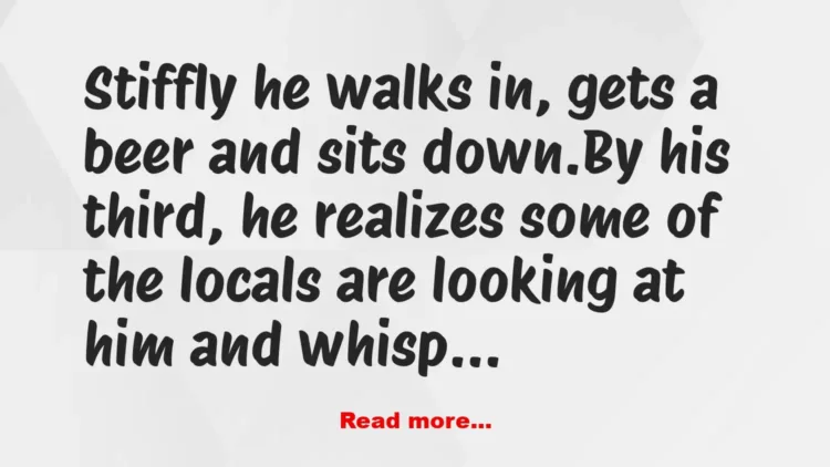 Joke: A biker pulls up outside a roadside bar in Louisiana –