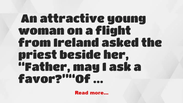 Joke: An Attractive Young Woman On A Flight