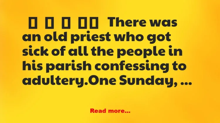 Joke: New Priest
