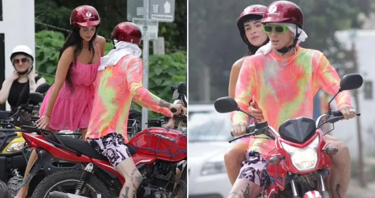 Megan Fox Embraces the Biker Chic Aesthetic while Vacationing in Mexico with Machine Gun Kelly