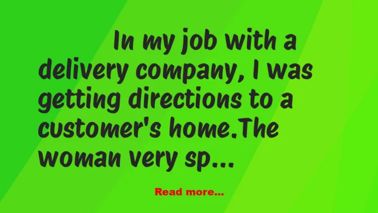 Joke: Getting Directions