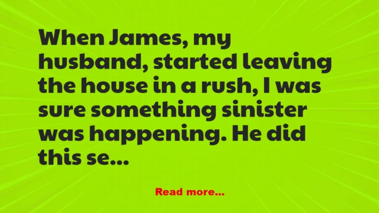 Joke: My Husband Always Left the House When His Phone Rang & Returned with…