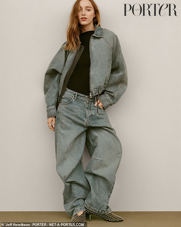 Phoebe Dynevor embracing 90s fashion for her new role in the film 'Famous', where she co-stars with Zac Efron