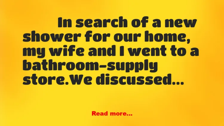 Joke: Bathroom Supply