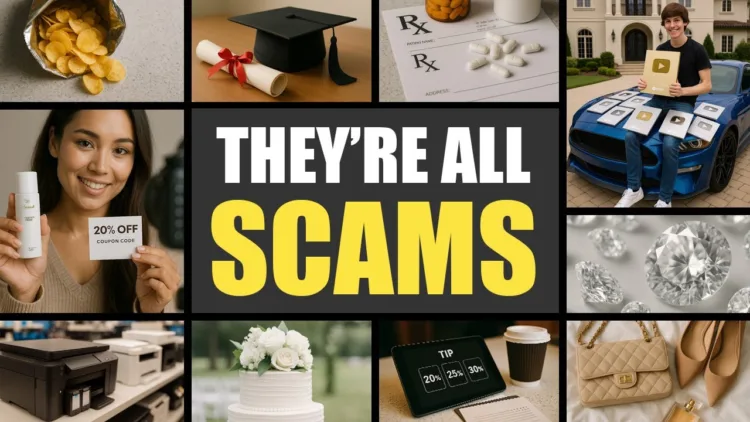 12 Normalized Scams Everyone Just Goes Along With - video 12 Normalized Scams Everyone Just Goes Along With – video
