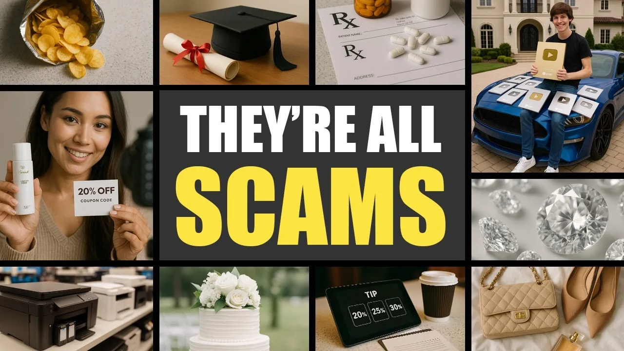 12 Normalized Scams Everyone Just Goes Along With - video 12 Normalized Scams Everyone Just Goes Along With – video