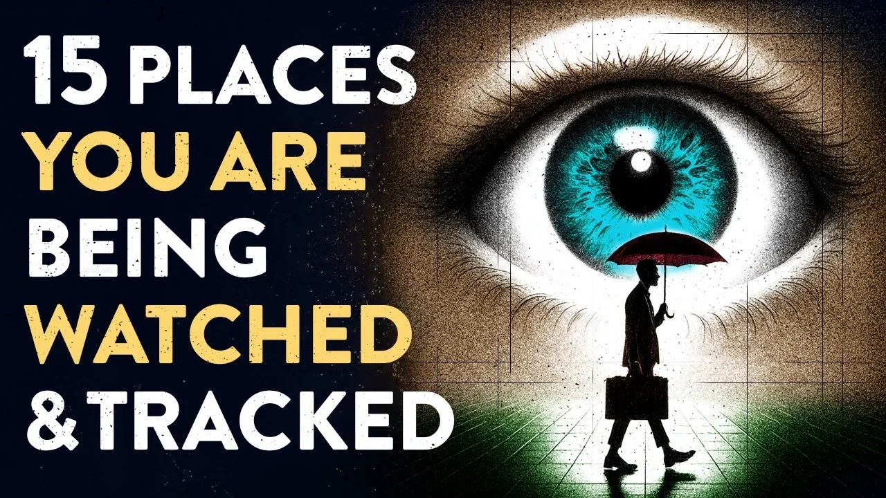 15 Places You’re BEING WATCHED & TRACKED Right Now - 15 Places You’re BEING WATCHED & TRACKED Right Now – video