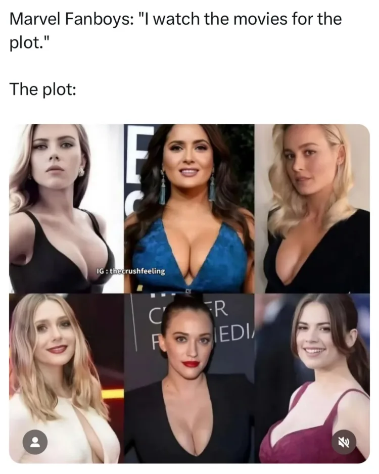 I actually do watch them for the plot. A nice rack is just a bonus….