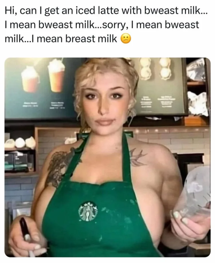 Quick one: is that jizz on her apron?…