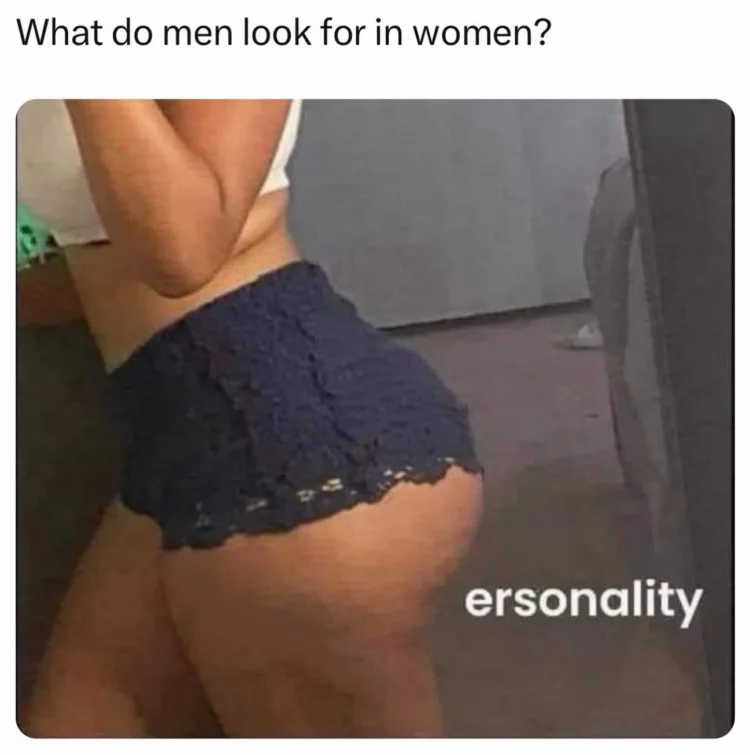 A great personality is everything…
