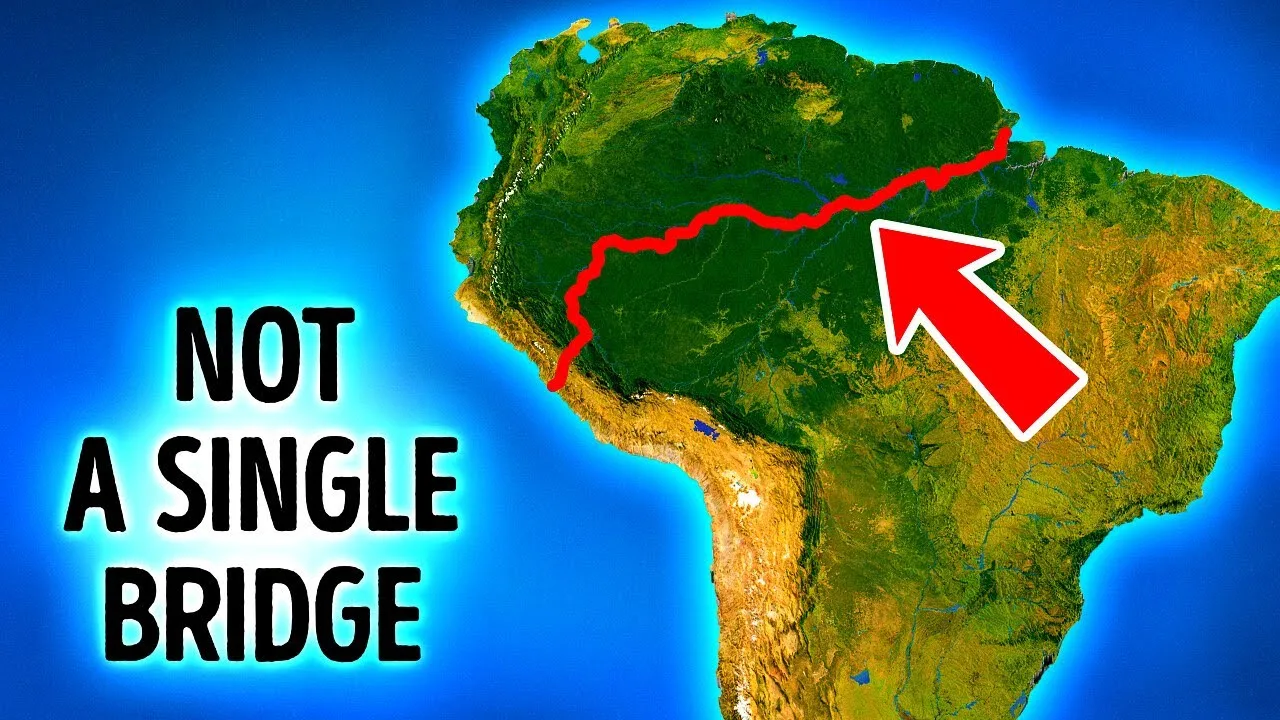 Why There Are No Bridges Over the Amazon River – video