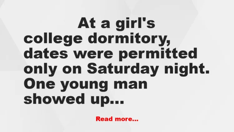 Joke: At a Girls College