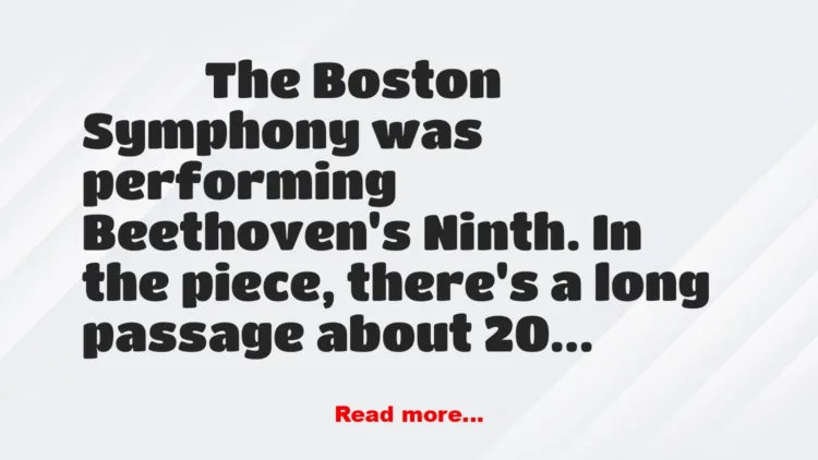 Joke: Beethoven's Ninth