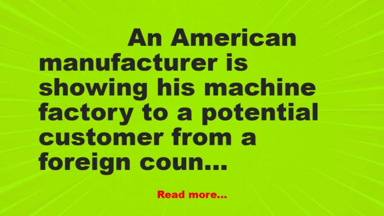 Joke: Outside Manufacturer