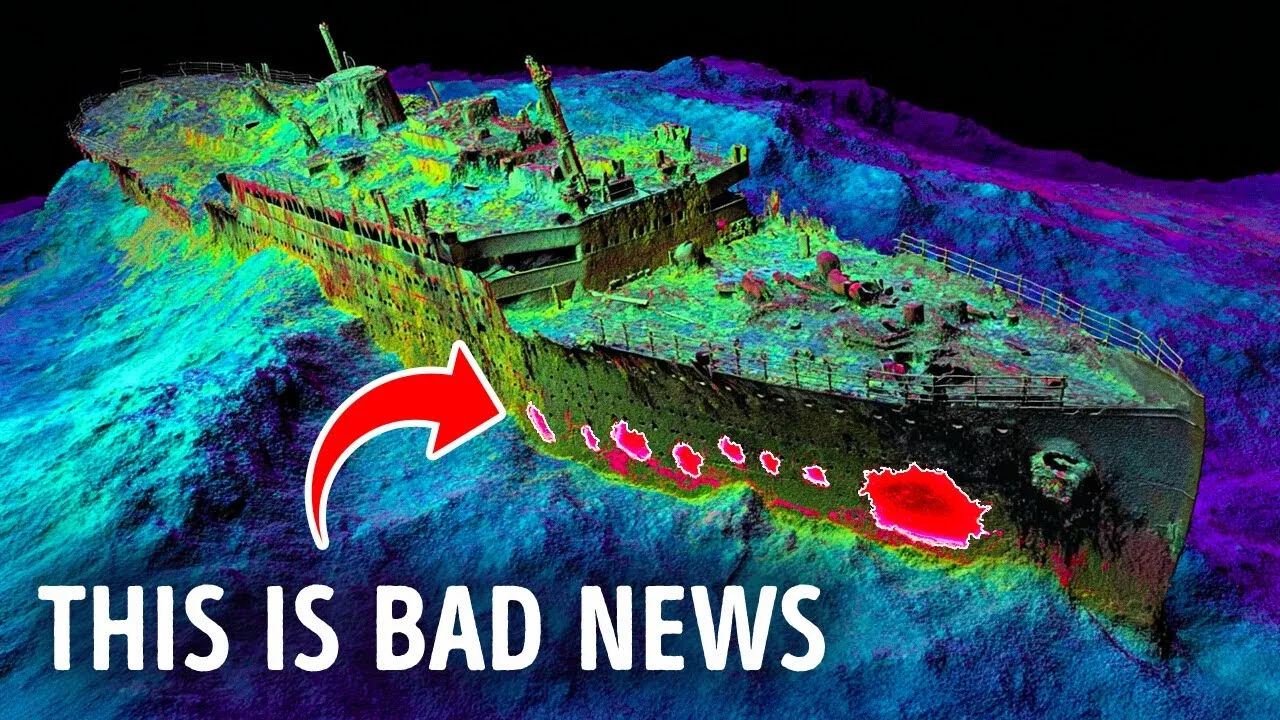 3D Scan of the Titanic Shows Damage No One Knew Existed – video