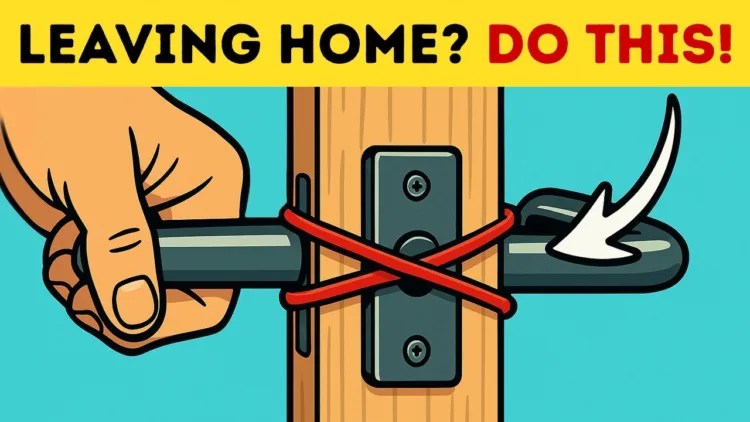 Simple Rubber Band Trick Could Keep You Safe at Home Simple Rubber Band Trick Could Keep You Safe at Home – video