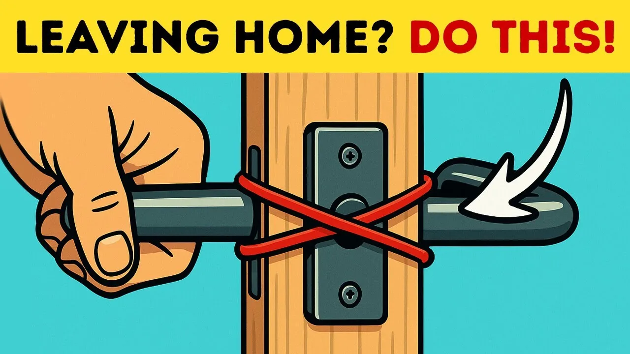 Simple Rubber Band Trick Could Keep You Safe at Home Simple Rubber Band Trick Could Keep You Safe at Home – video