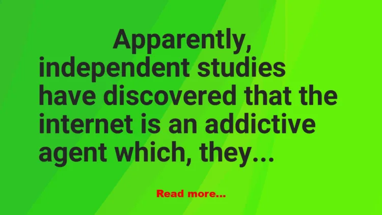 Joke: Internet Addiction Joke: Internet Addiction