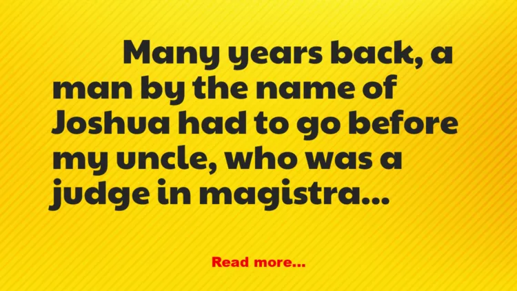 Joke: No, Your Honor