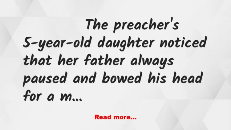 Joke: Preach A Good Sermon