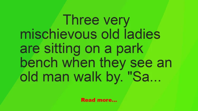 Joke: They Say it's Just A Number