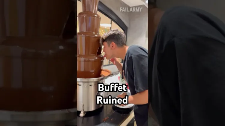 Chocolate Fountain Fail – video