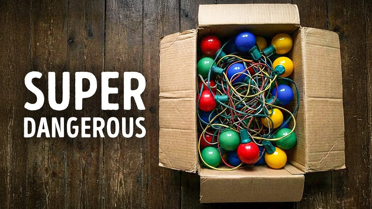 The Hidden Danger of Christmas Lights (Keep Your Pet Away) The Hidden Danger of Christmas Lights (Keep Your Pet Away) – video