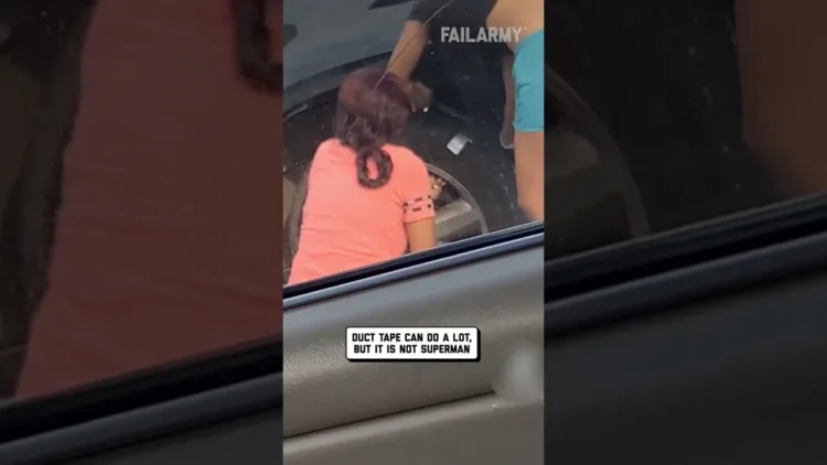 Worst Tire Fix EVER - video Worst Tire Fix EVER – video