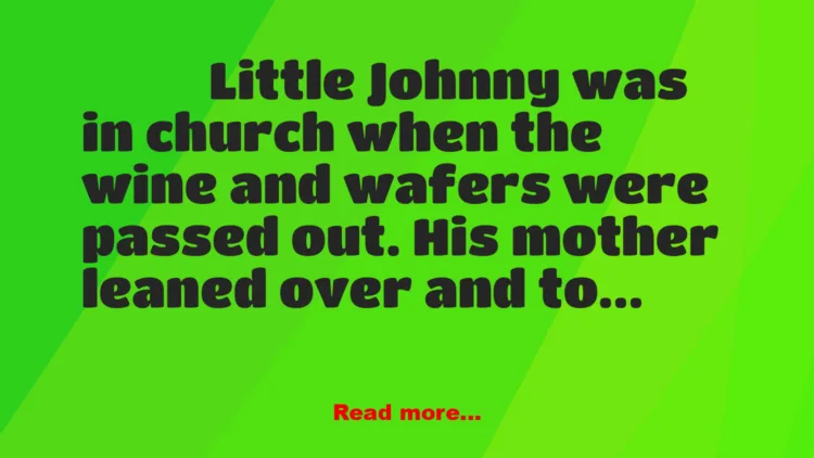 Joke: Having Communion