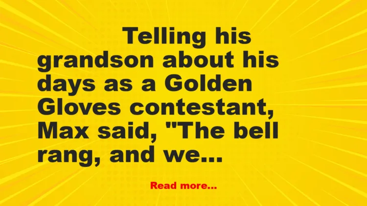 Joke: His Cross to Bear