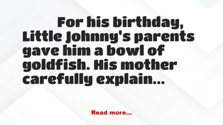 Joke: Worth Its Weight in Gold… Fish Joke: Worth Its Weight in Gold… Fish