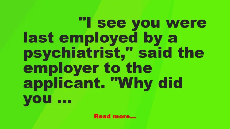 Joke: Just Can't Win