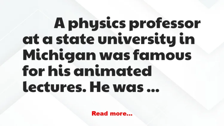 Joke: Physics Professor