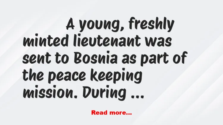 Joke: The Young Lieutenant Joke: The Young Lieutenant