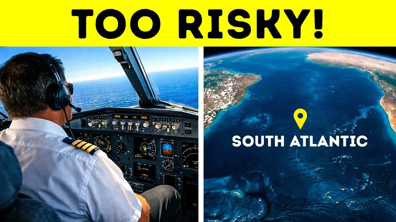 Why Almost No Planes Fly Over the South Atlantic – video