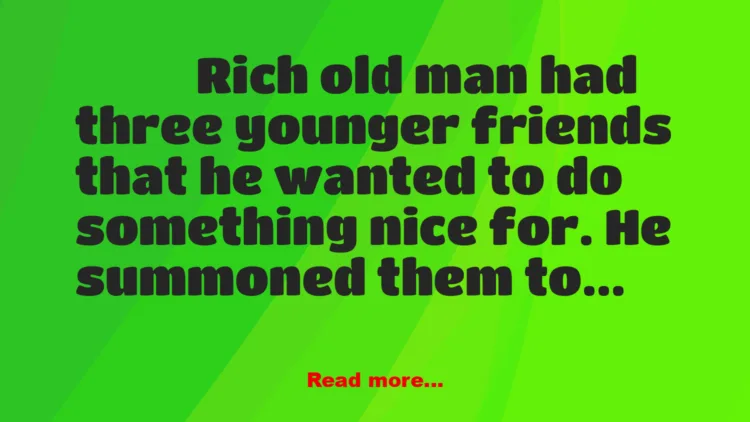 Joke: I Want To Take It With Me Joke: I Want To Take It With Me