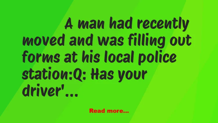 Joke: Suspended or Revoked