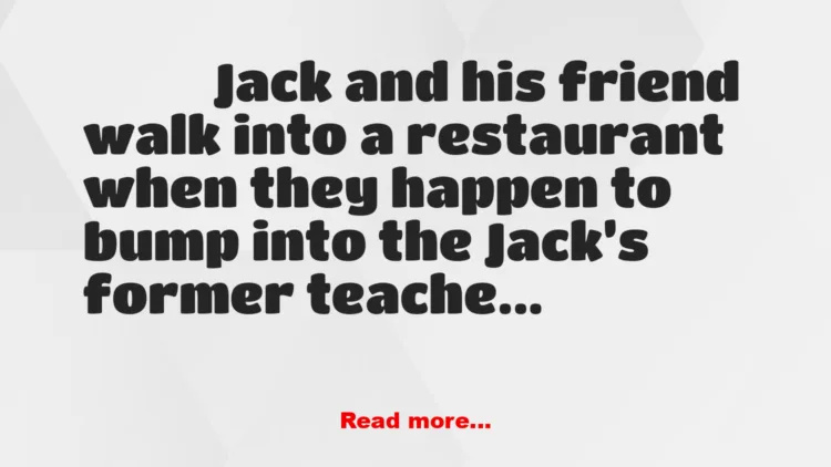 Joke: Teaching Method