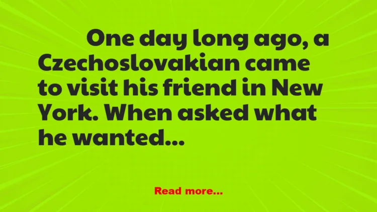 Joke: Visit to the Zoo Joke: Visit to the Zoo