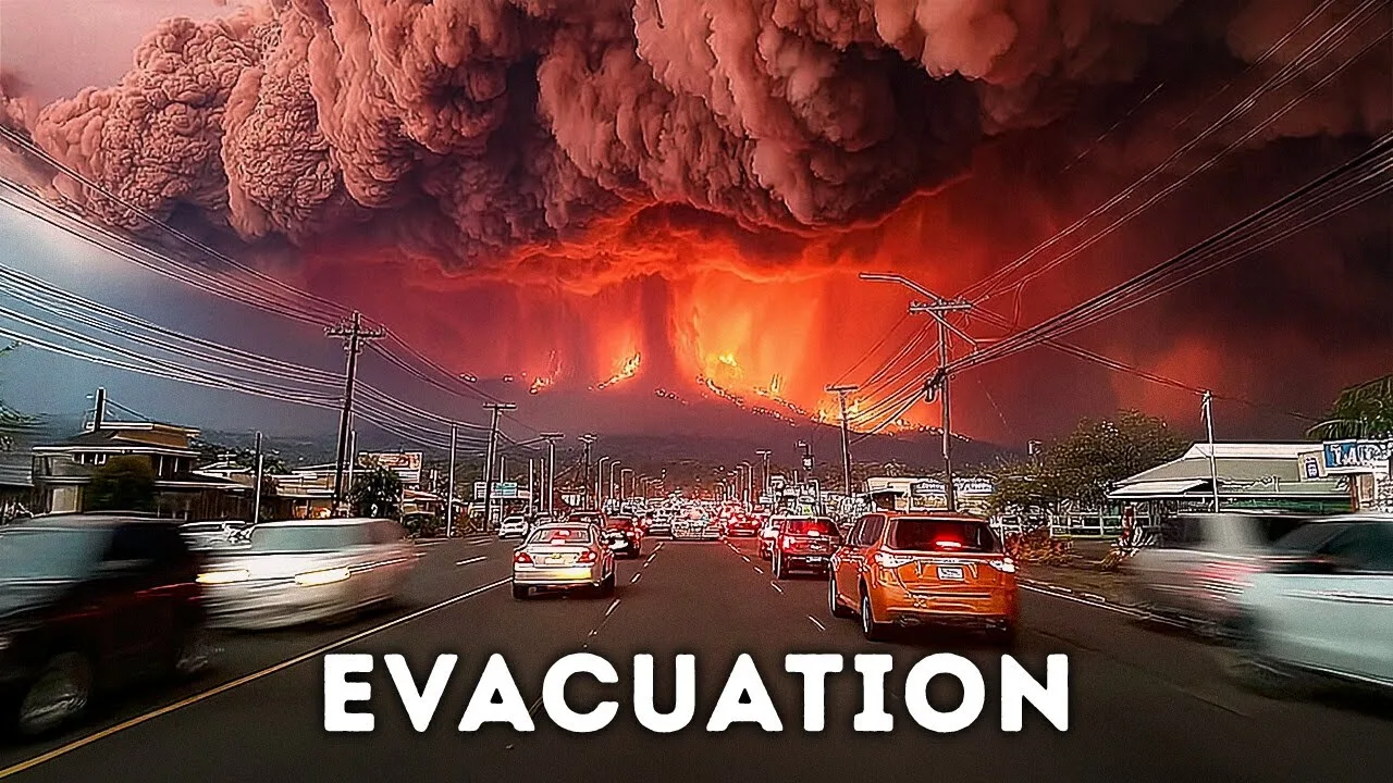 Dangerous Volcano Erupts, Hawaii Is Raining Glass Right Now – video