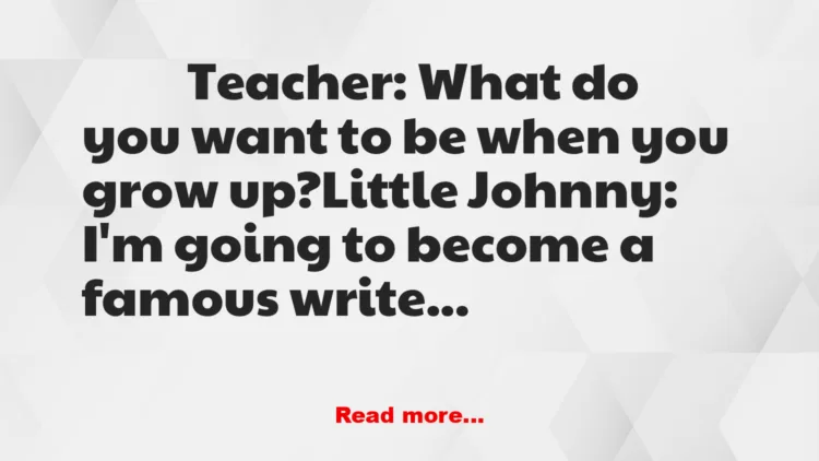 Joke: Name that Pseudonym Joke: Name that Pseudonym