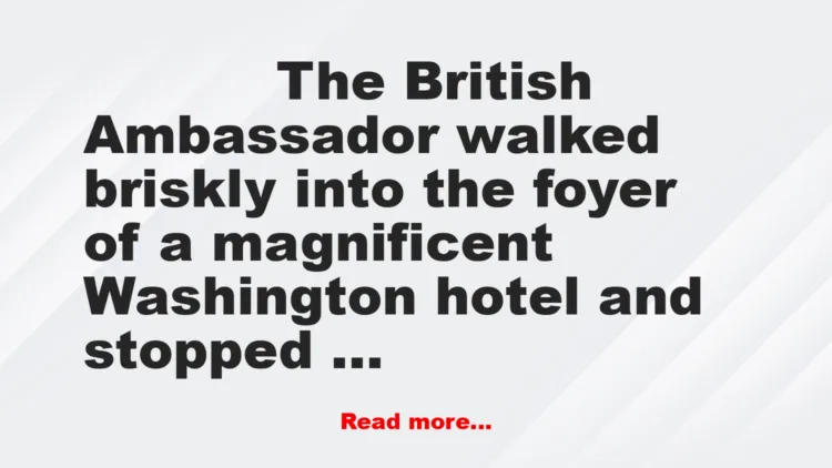 Joke: When English Is Not English