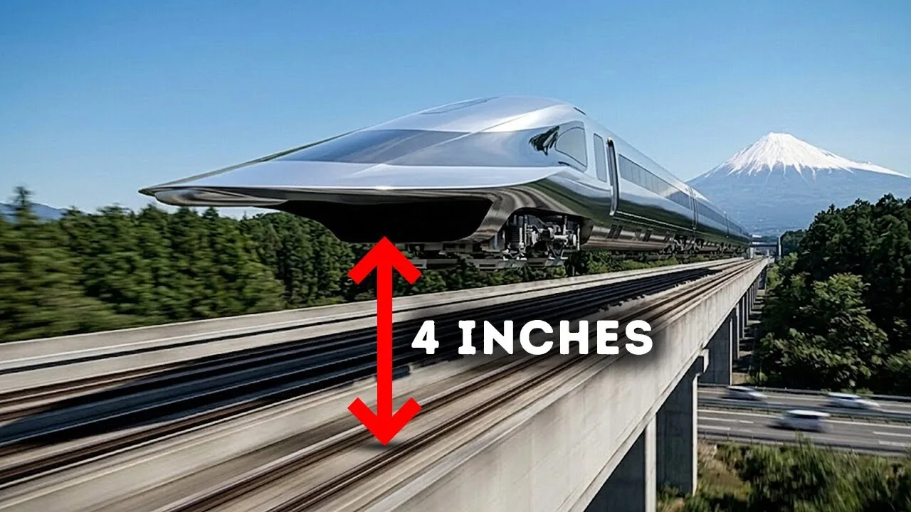 Japan’s New Flying Train Will Change Travel Forever – video