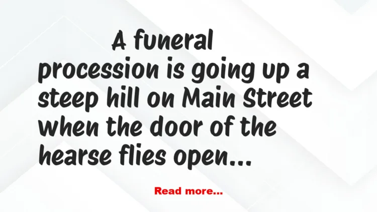 Joke: Funeral Procession